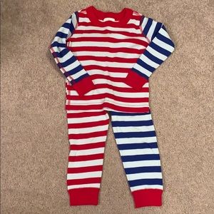 Red and Blue Hanna Andersson Long Johns